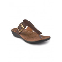 Carlton London Women Casual Brown Sandals