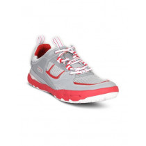 Rockport Men's Hydro Sail Light Grey Red Shoe
