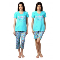 SDL by Sweet Dreams Women Blue Night suits