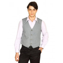 Scullers Men Grey Waistcoat