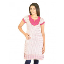 Mother Earth Women Sajiya Collt White Kurtas