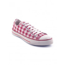 Converse Unisex Plaid Check Ox Red Shoes