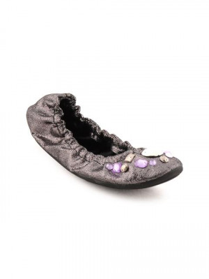 Catwalk Women Gun Metal Grey Ballerinas