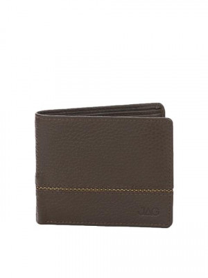 JAG Men Chocolate Brown Leather Wallet
