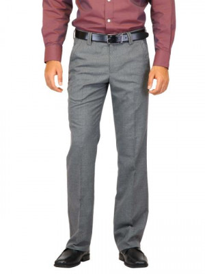 Indigo Nation Men TR Yarn Dyed Grey Trousers