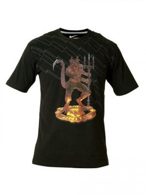 Nike Men Manu Auth Graphic Black T-Shirts