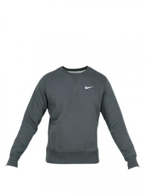 Nike Men AS Squad Fleec LS Crew Grey Sweatshirt