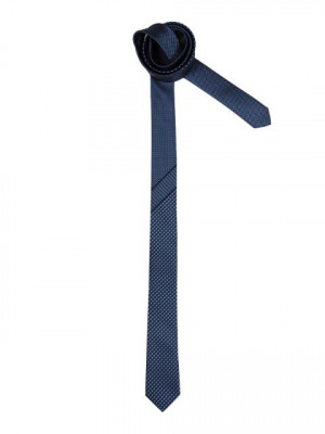 Indigo Nation Men Black Stripe Blue Ties