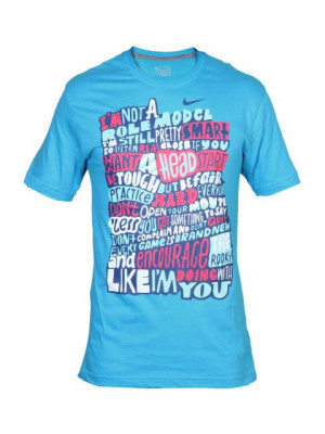 Nike Men's Encourage Blue T-shirt