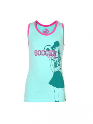 Palm Tree Girls Sp Jelly Top Blue Tops