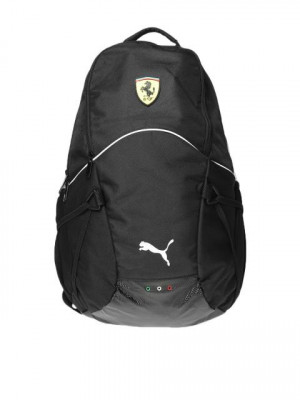 Puma Unisex Black Ferrari Backpack