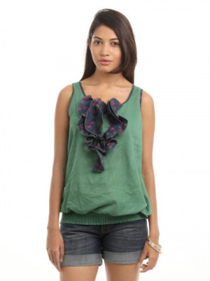 Mineral Women Green Top