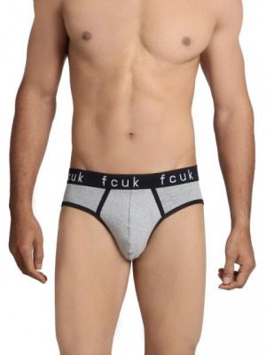 FCUK Underwear Men Grey Melange Brief