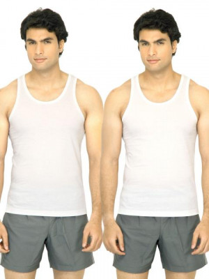 Undercolors of Benetton Men Basic Pack of 2 Innerwear Vests