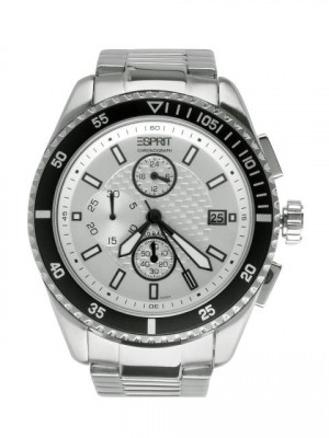 Esprit Men Velocity Chrono Silver Steel Watches