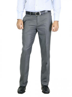 Genesis Men Stripes Grey Trouser