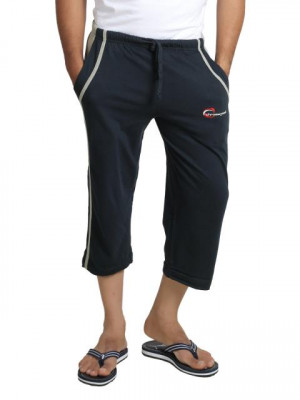 Chromozome Men Navy Blue Lounge Shorts