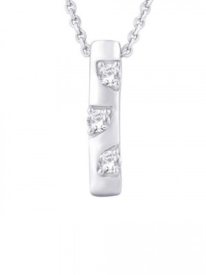 Lucera Women Silver Pendant with Chain