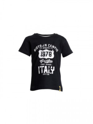 Gini and Jony Boys Printed Navy Blue T-shirt