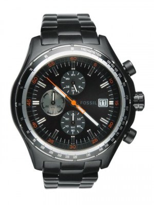 Fossil Men Black Dial Chronograph Watch CH2754
