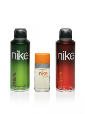 Nike Unisex Set of 3 Fragrance Gift Set