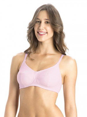 Jockey Essence Pink Full-Coverage Slim Fit Bra 1615-0105