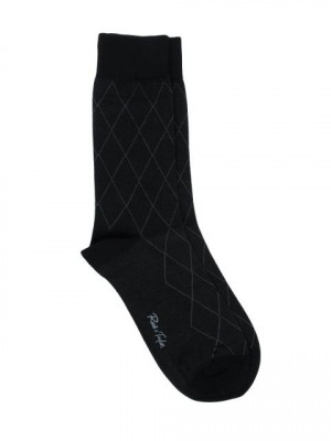 Reid & Taylor Men Black Socks