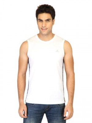 ADIDAS Men Cr_Ess 3s Sltee White T-Shirts