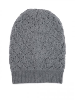 United Colors of Benetton Women Solid Grey Cap