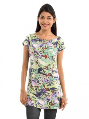 109F Women Multicoloured Printed Tunic
