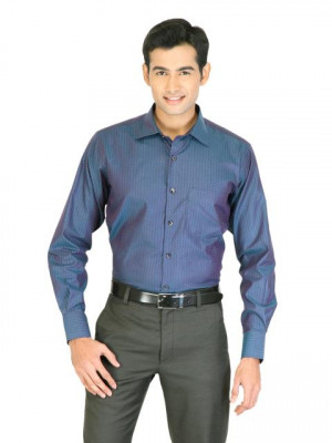 Genesis Men Blue Shirt