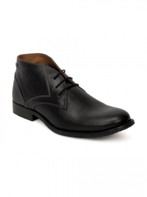Red Tape Men Black Formal Shoes