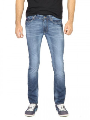 Deni Yo Men Washed Blue Jeans