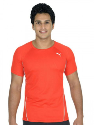 Puma Men Red Net Jersey