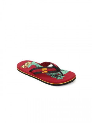 Marvel Boys Red Flip Flop