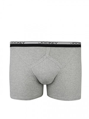 Jockey MC Men Grey Melange Midway Classic Trunks 1101