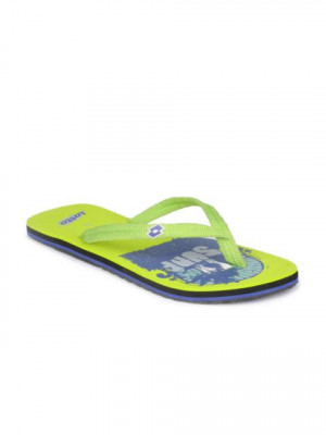 Lotto Men Green Surf Island Flip Flop