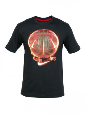 Nike Men Bsktbll Black T-Shirts