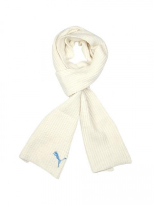 Puma Men Solid Off White Scarvf
