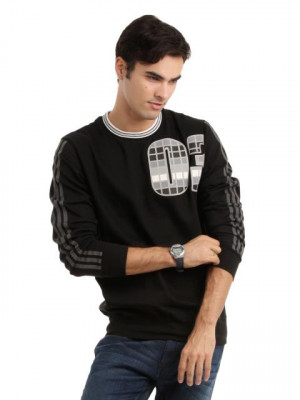 ADIDAS Men Black Sweatshirt
