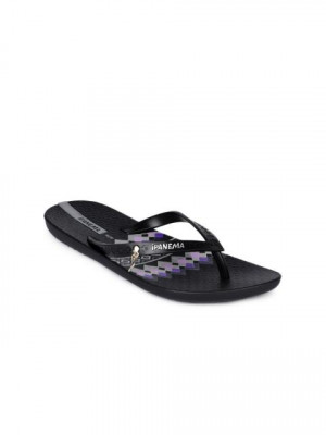 iPanema Women Black Flip Flops