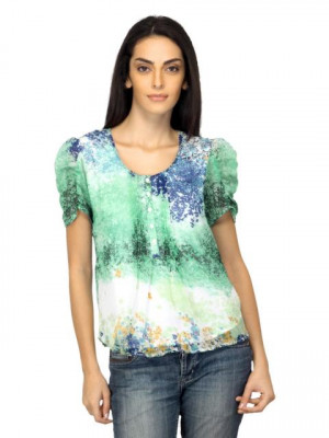 Arrow Woman Printed Multi Coloured Top