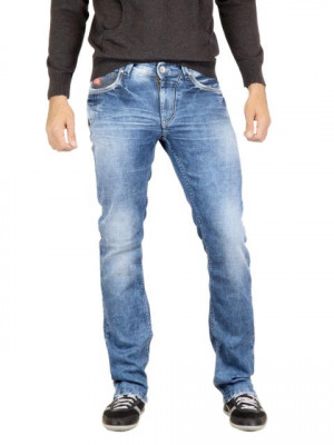 Spykar Men Washed Blue Jeans