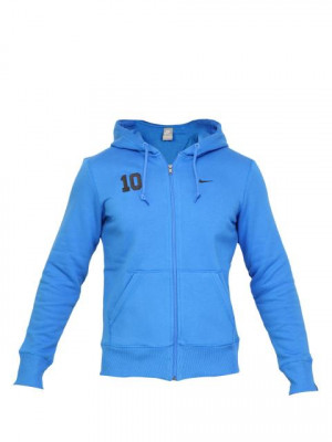 Nike Men Solid Blue Sweatshirts