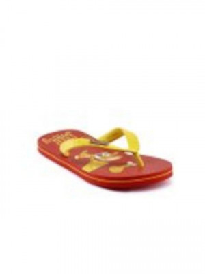 Warner Bros Kids Unisex TJ Hit & Chase Flops Red Slippers