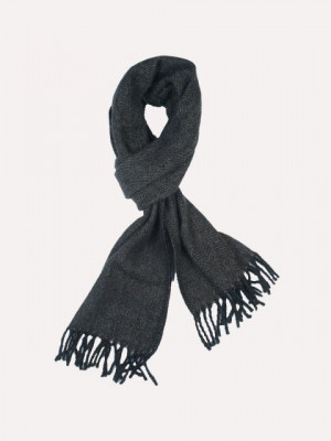 Reid & Taylor Men Solid Black Muffler