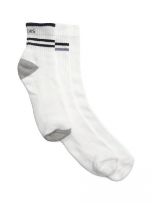 Hanes Men Pack Of 3 White Cushion Max Crew Socks