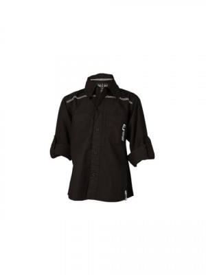 Gini and Jony Kids Boys Printed Brown Shirts