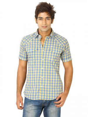 Flying Machine Men SS Yellow Shirts