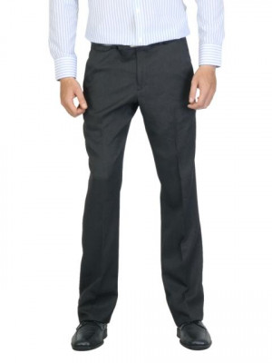 Indigo Nation Men Charcoal Trousers